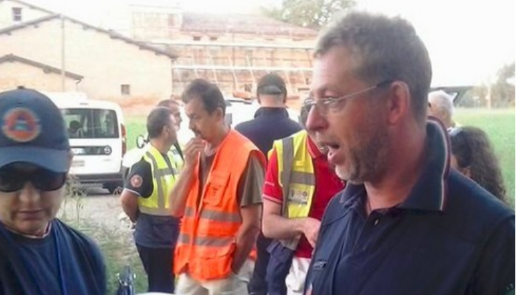 Controlli della Protezione civile sul fiume&nbsp;Secchia