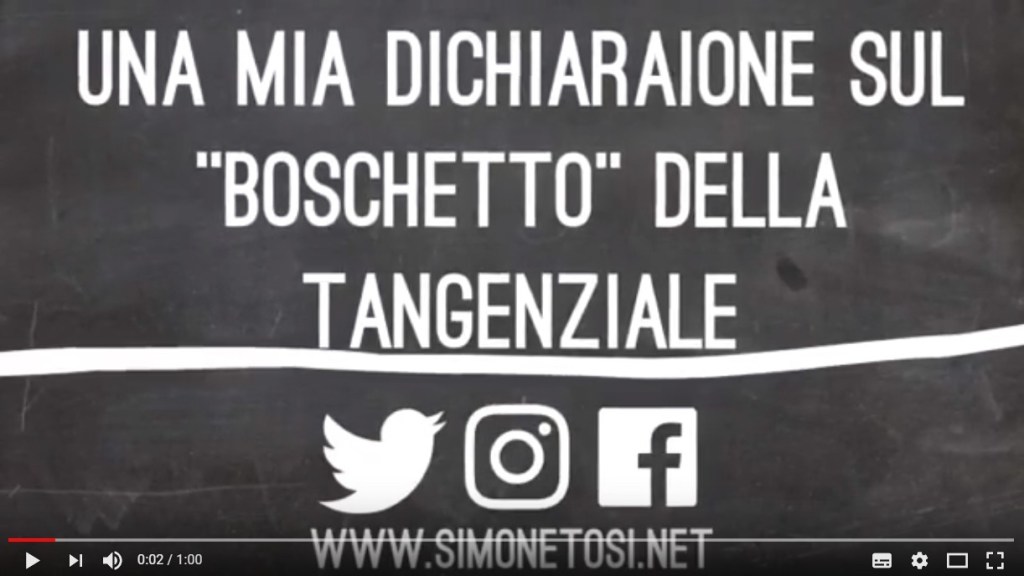 #video dichiarazione in merito alla polemica dei #5Stelle sul&nbsp;#boschetto.